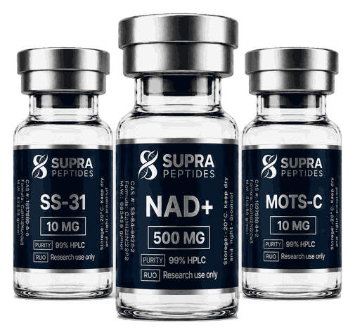 Stack Mitocondrial (SS-31 + MOTS-c + NAD+)